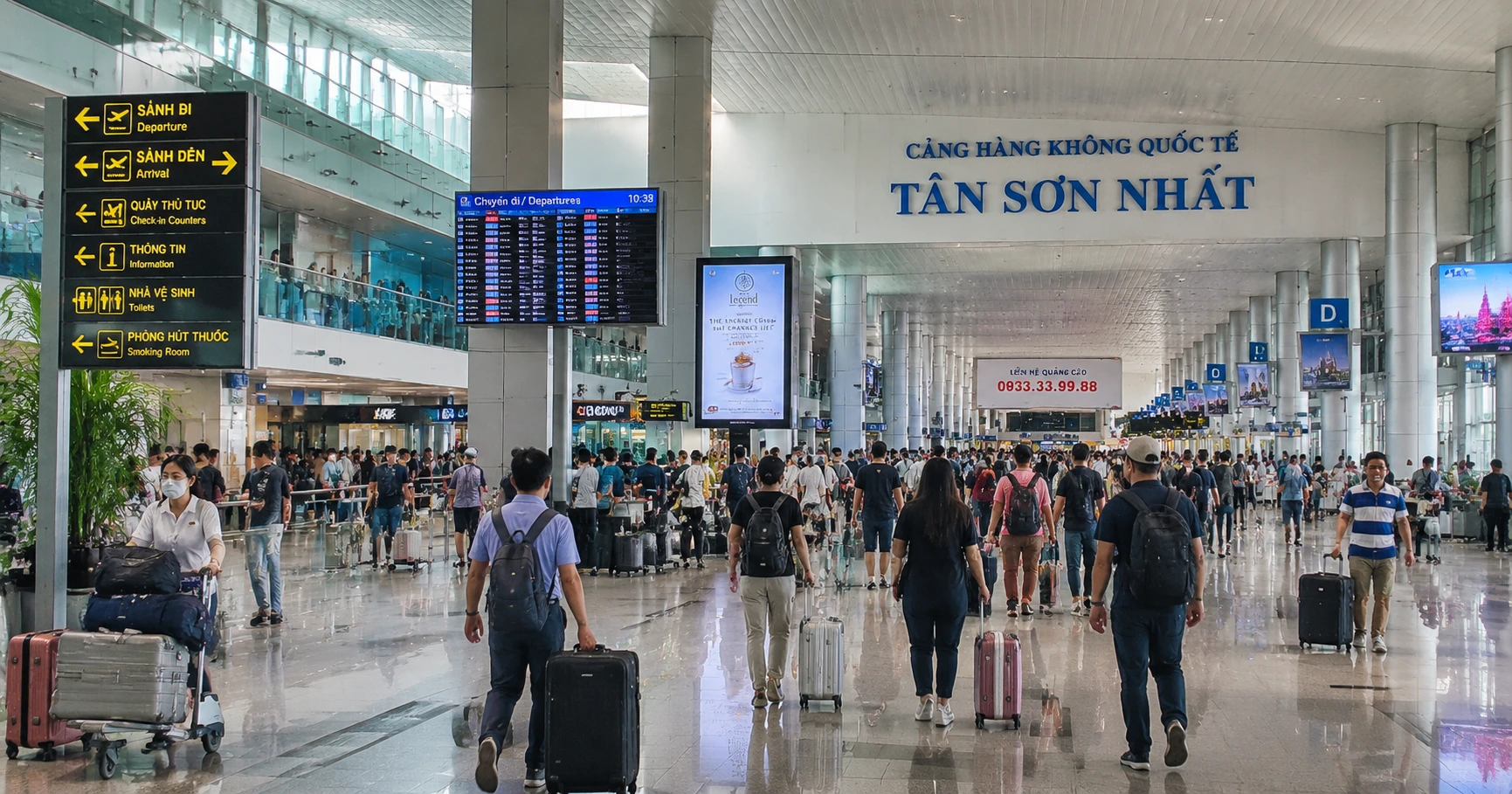 Khám phá ga quốc tế sân bay Tân Sơn Nhất: Trạm trung chuyển hàng không lớn nhất TP.HCM - image 1 Khám phá ga quốc tế sân bay Tân Sơn Nhất: Trạm trung chuyển hàng không lớn nhất TP.HCM - image 1